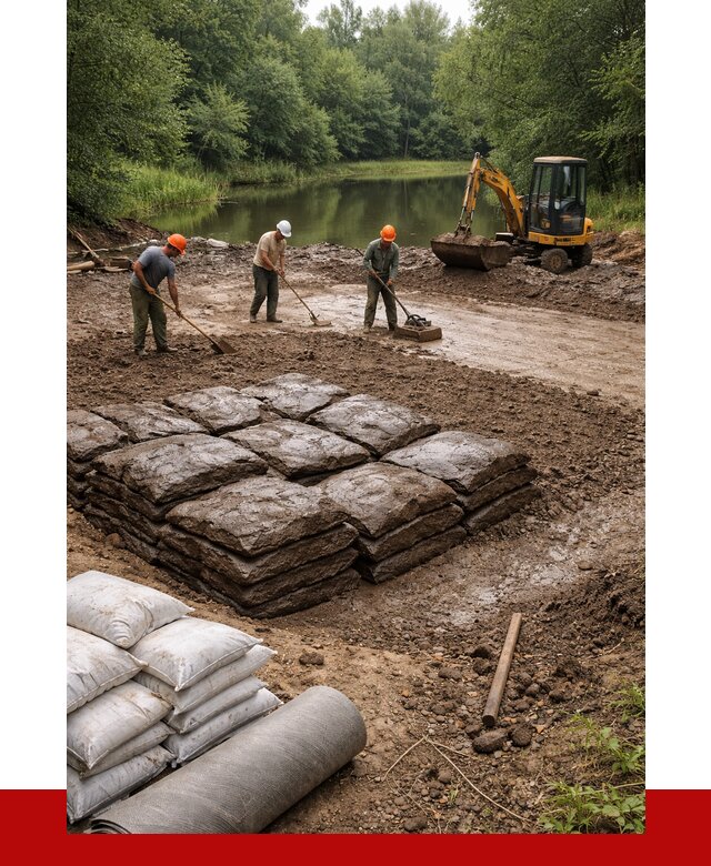 Купить глину для пруда в Скопине от 4689 р. с доставкой | ПРОНЕРУДСкп