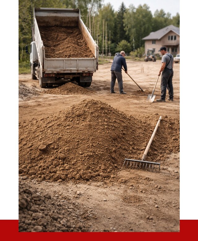 Суглинок для планировки в Скопине с доставкой от 4377 р. | ПРОНЕРУДСкп