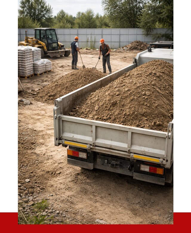 Супесь с доставкой в Скопине от 2553 р. за куб | ПРОНЕРУДСкп