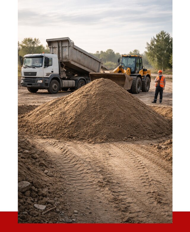 Купить песчаный грунт с доставкой в Скопине от 4377 р. | ПРОНЕРУДСкп