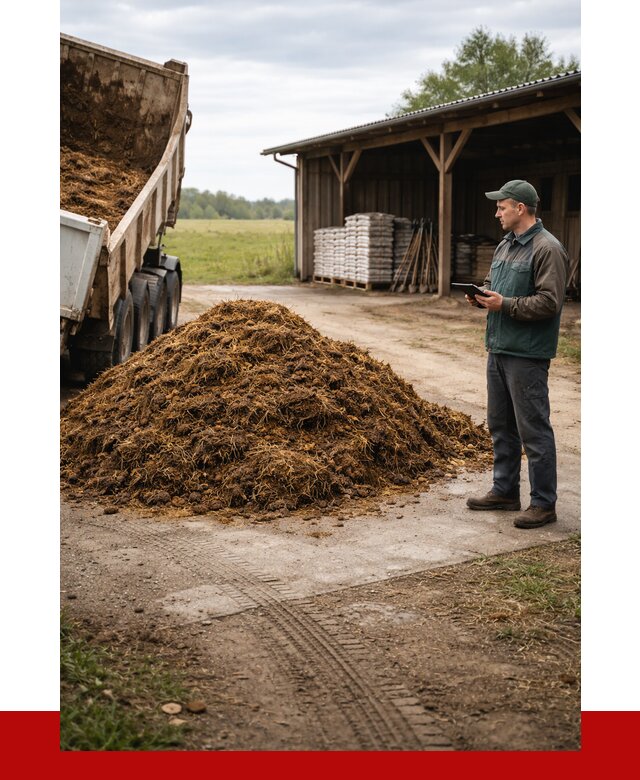 Купить навоз с доставкой в Скопине от 1251 р. за куб | ПРОНЕРУДСкп