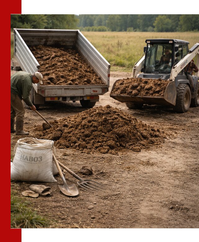 Доставка конского навоза в Скопине с разгрузкой и доставкой на объект