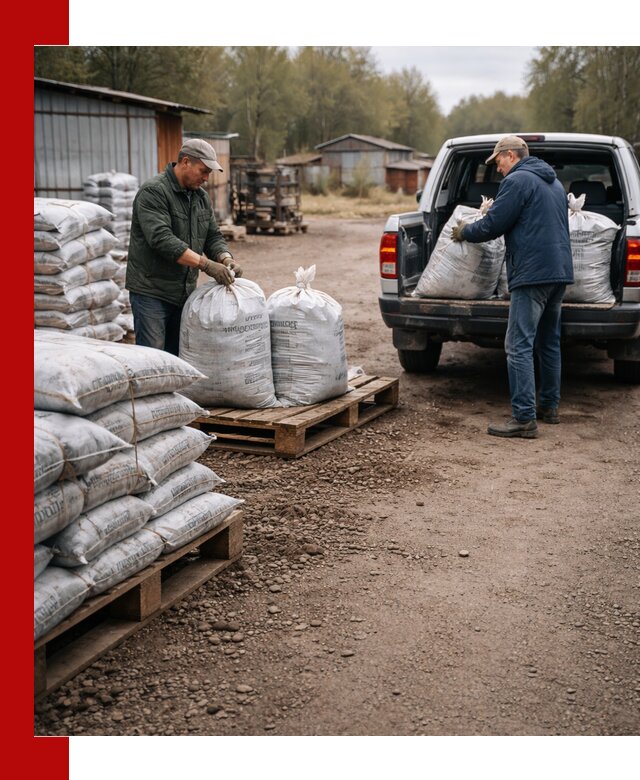 Купить конский навоз в мешках с доставкой в Скопине