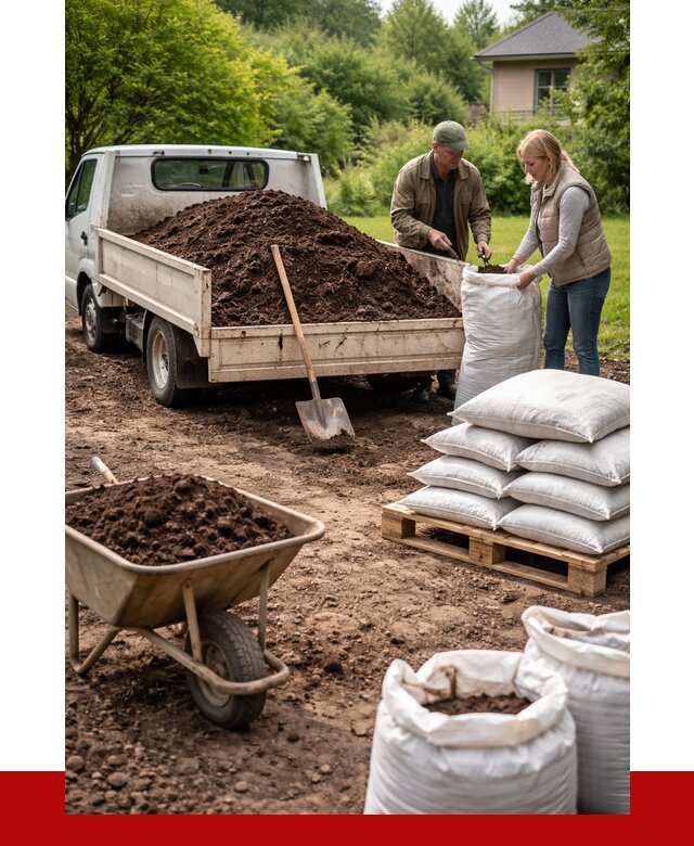 Перегной в мешках с доставкой в Скопине от 2293 р. | ПРОНЕРУДСкп