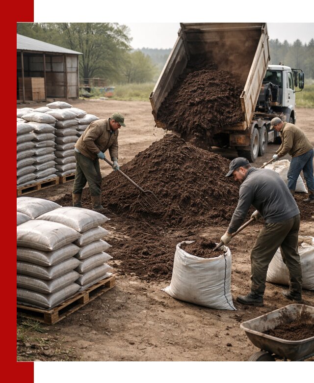Доставка компоста оптом и в розницу в Скопине