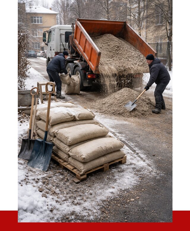 Противогололедные материалы оптом в Скопине от 4377 р. | ПРОНЕРУДСкп