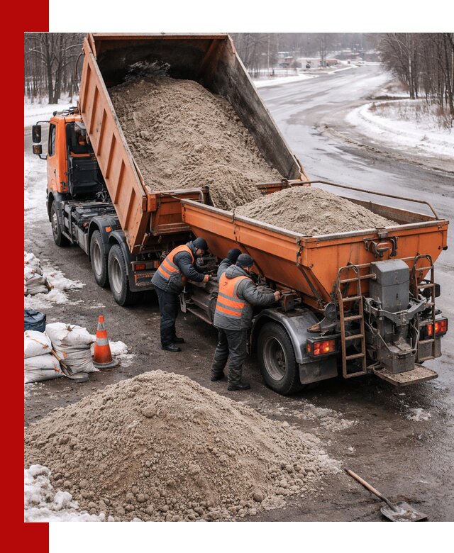 Поставка и вывоз пескосоля в Скопине оптом и в розницу