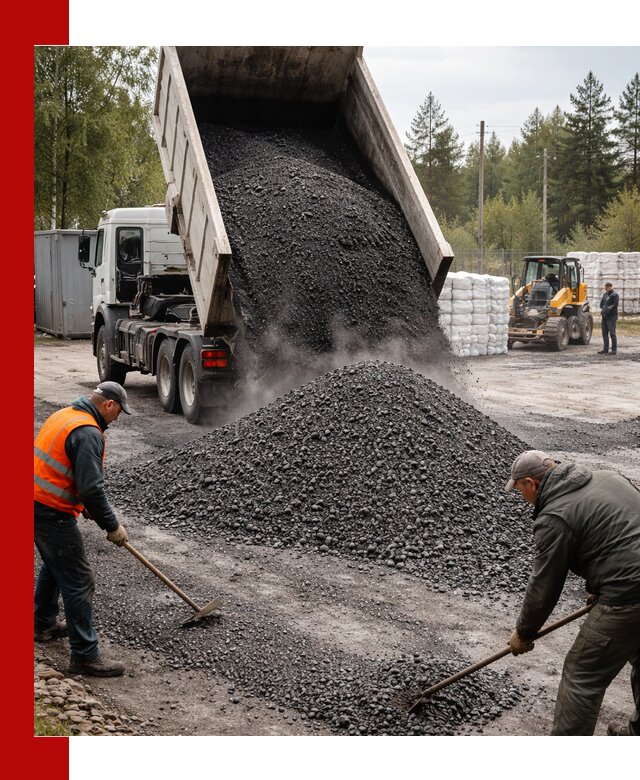 Доставка и продажа асфальтного гранулята в Скопине