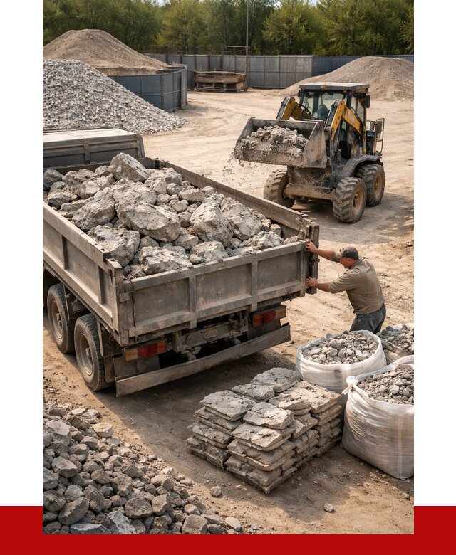 Купить бой бетона с доставкой в Скопине от 5002 р. | ПРОНЕРУДСкп