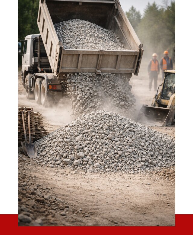 Купить дробленый бетон в Скопине от 1772 р./куб | ПРОНЕРУДСкп