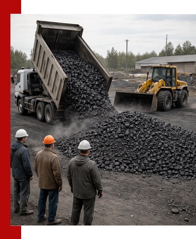 Доставка угля антрацита в Скопине с самосвалами и погрузкой