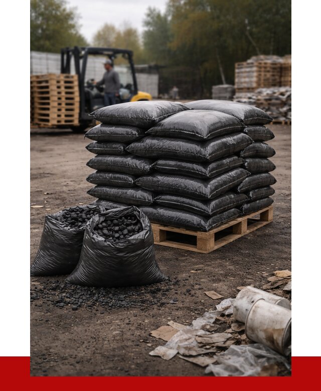 Купить уголь в мешках с доставкой в Скопине от 7816 р. | ПРОНЕРУДСкп