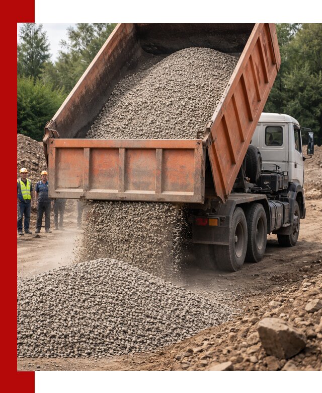 Доставка сыпучих материалов самосвалом в Скопине быстро и надежно