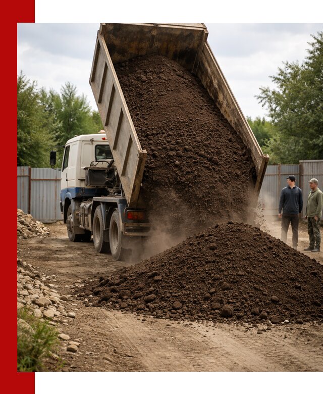 Доставка самосвалом 10 кубов в Скопине быстро и надёжно