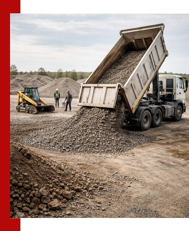 Доставка самосвалом 25 м³ в Скопине быстро и надежно