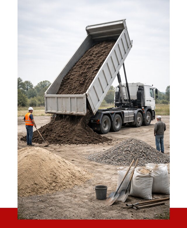 Доставка самосвалом 30 кубов в Скопине от 8858 р. | ПРОНЕРУДСкп