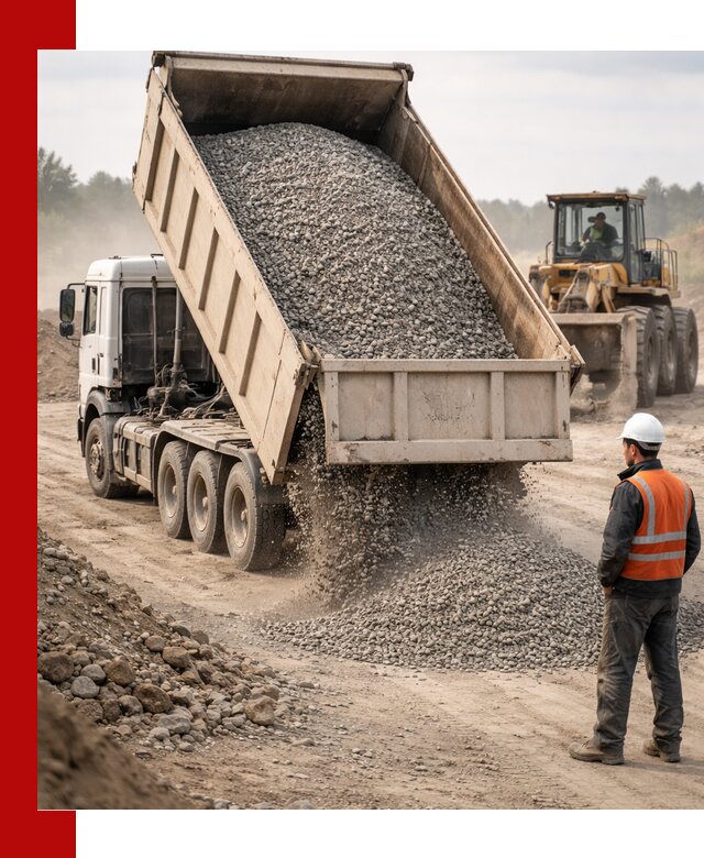 Доставка самосвалом 40 кубов цемента и сыпучих в Скопине