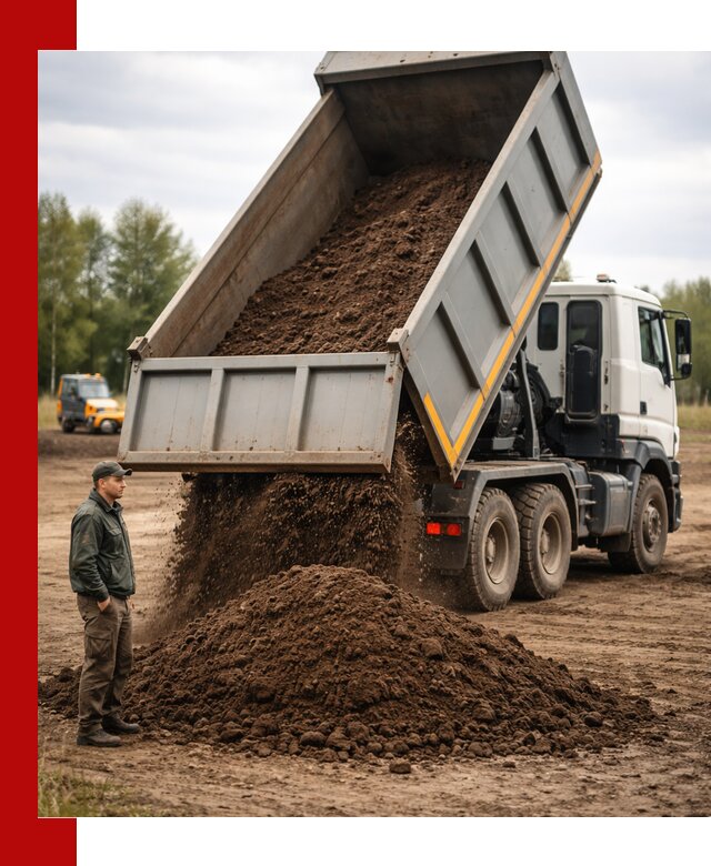 Аренда самосвала с водителем в Скопине для сыпучих грузов и навоза