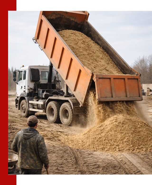 Аренда самосвала 20 тонн для перевозки грузов в Скопине