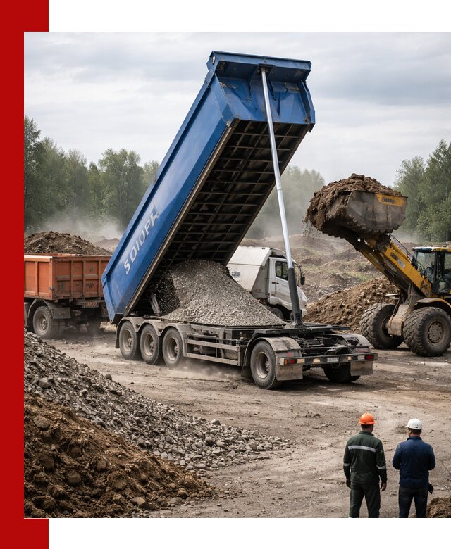 Аренда тонар 40 тонн в Скопине с доставкой материалов