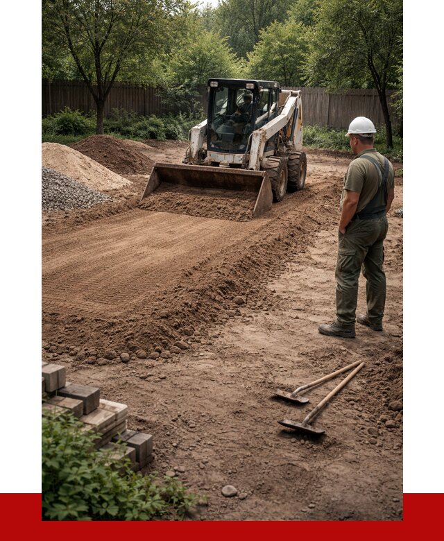 Выравнивание участка под ключ в Скопине от 3647 р. | ПРОНЕРУДСкп