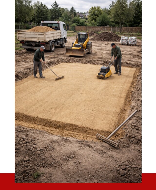 Устройство песчаной подушки в Скопине от 4689 р. ПРОНЕРУДСкп