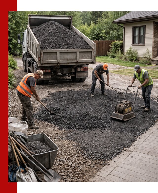Асфальтовая крошка для двора с доставкой в Скопине
